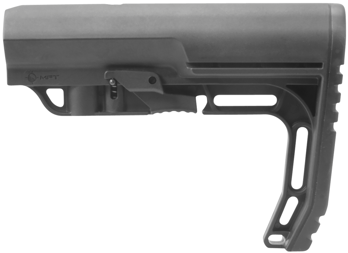 Mission First Tactical BMS Battlelink Minimalist Stock Collapsible Black Synthetic for AR-15/M16/M4 - Commercial Tube (Not Included) — view 2