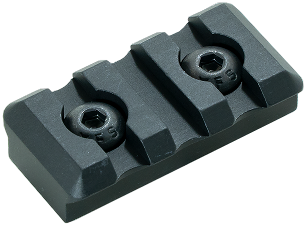 Timber Creek Outdoors M-LOK 3 Slot Picatinny Rail Section Black Anodized Aluminum — view 2