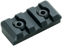 Timber Creek Outdoors M-LOK 3 Slot Picatinny Rail Section Black Anodized Aluminum — view 2
