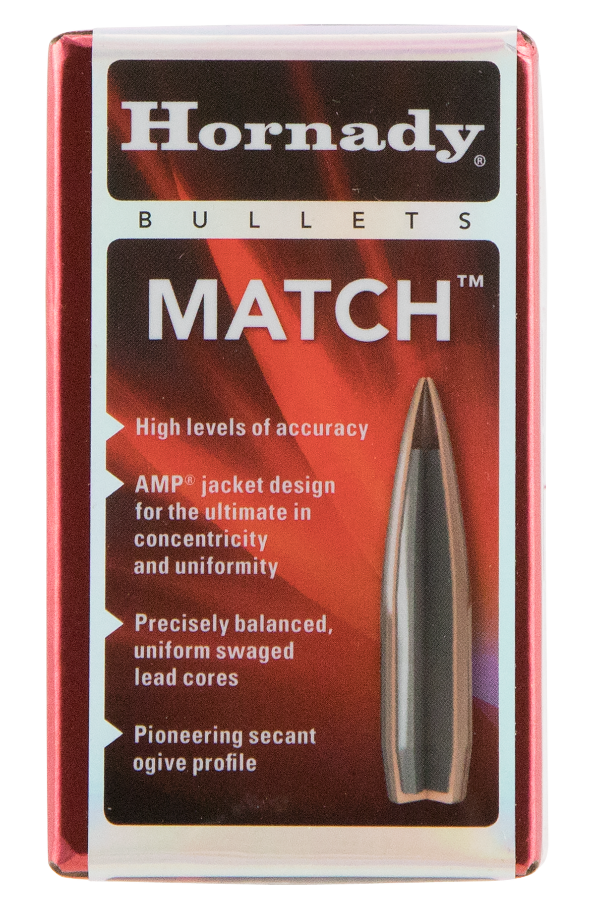 Hornady Match .270 Cal .277 110 gr Boat Tail Hollow Point (BTHP) Reloading Bullets - 100/Box — view 2
