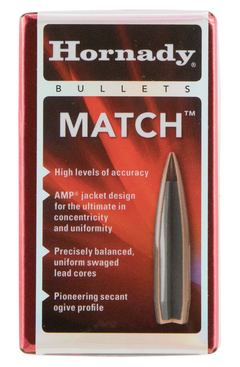 Hornady Match .270 Cal .277 110 gr Boat Tail Hollow Point (BTHP) Reloading Bullets - 100/Box — view 2
