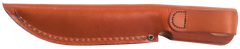 Case Hunter 5" Fixed Blade Clip Point Plain Tru-Sharp SS Leather Handle w/ Sheath — view 2