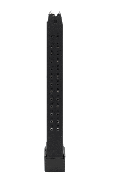 KCI USA Glock Compatible 40 S&W 31rd Steel/Polymer Magazine - Black — view 2