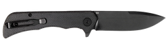 Templar Knife Paladin 3.27" Folding Drop Point Plain D2 Steel Blade Black Micarta Handle — view 2