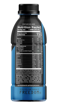 Jocko Fuel Hydrate Blue Raspberry 16oz 12-Pack — view 2