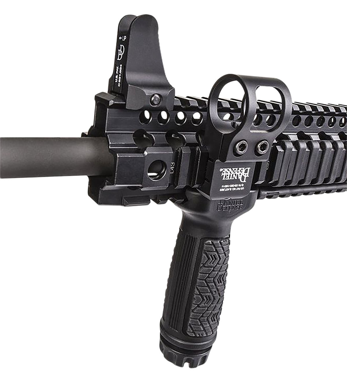 Daniel Defense Offset Flashlight Mount 1" Diameter 6061-T6 Aluminum Black Hardcoat Anodized — view 2