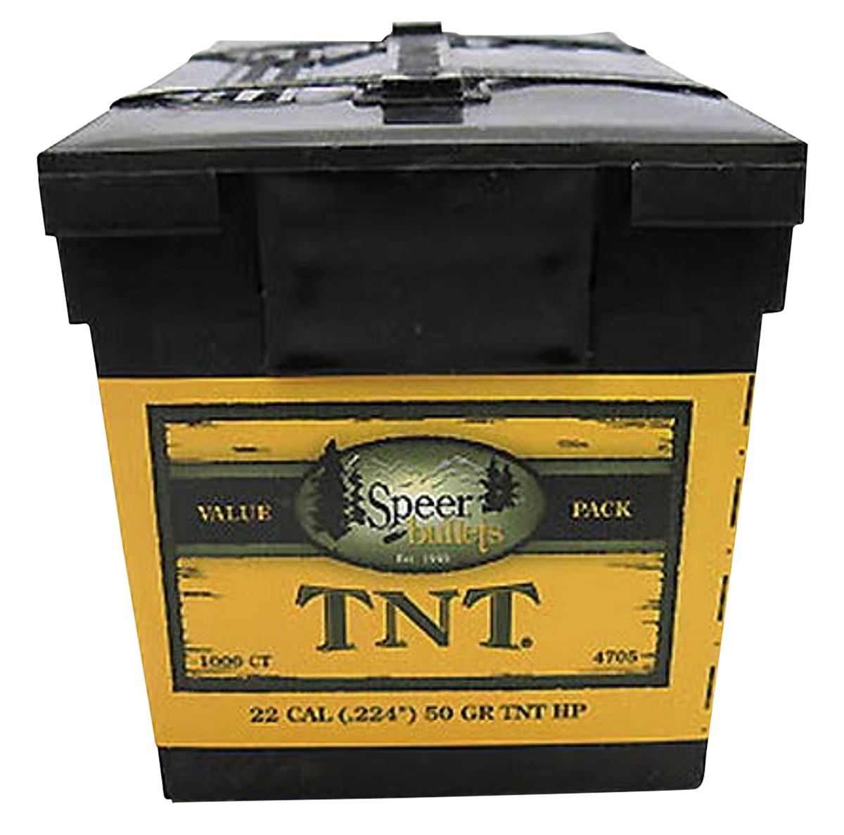 Speer Ammo 4705 TNT Varmint .22 Cal .224 50 gr Hollow Point Reloading Bullets - 1000/Box — view 2
