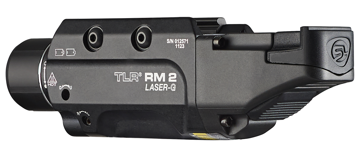 Streamlight 69454 TLR-2 RM w/Laser 1,000 Lumens White LED Green Laser 4.97" Black Anodized Aluminum — view 2