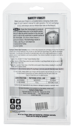 Carlsons Cremator Beretta/Benelli Mobil 12 Gauge Mid/Long Range Non-Ported Choke Tube - 2 Pack — view 2