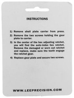 Lee Precision 90108 Auto Index Hex Ratchet Nylon 3-Pack — view 2
