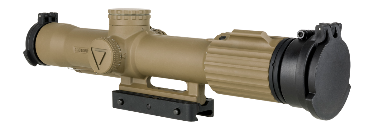 Trijicon VCOG 1-8x28mm Red MOA Crosshair Dot Riflescope - 34mm Tube FDE — view 2
