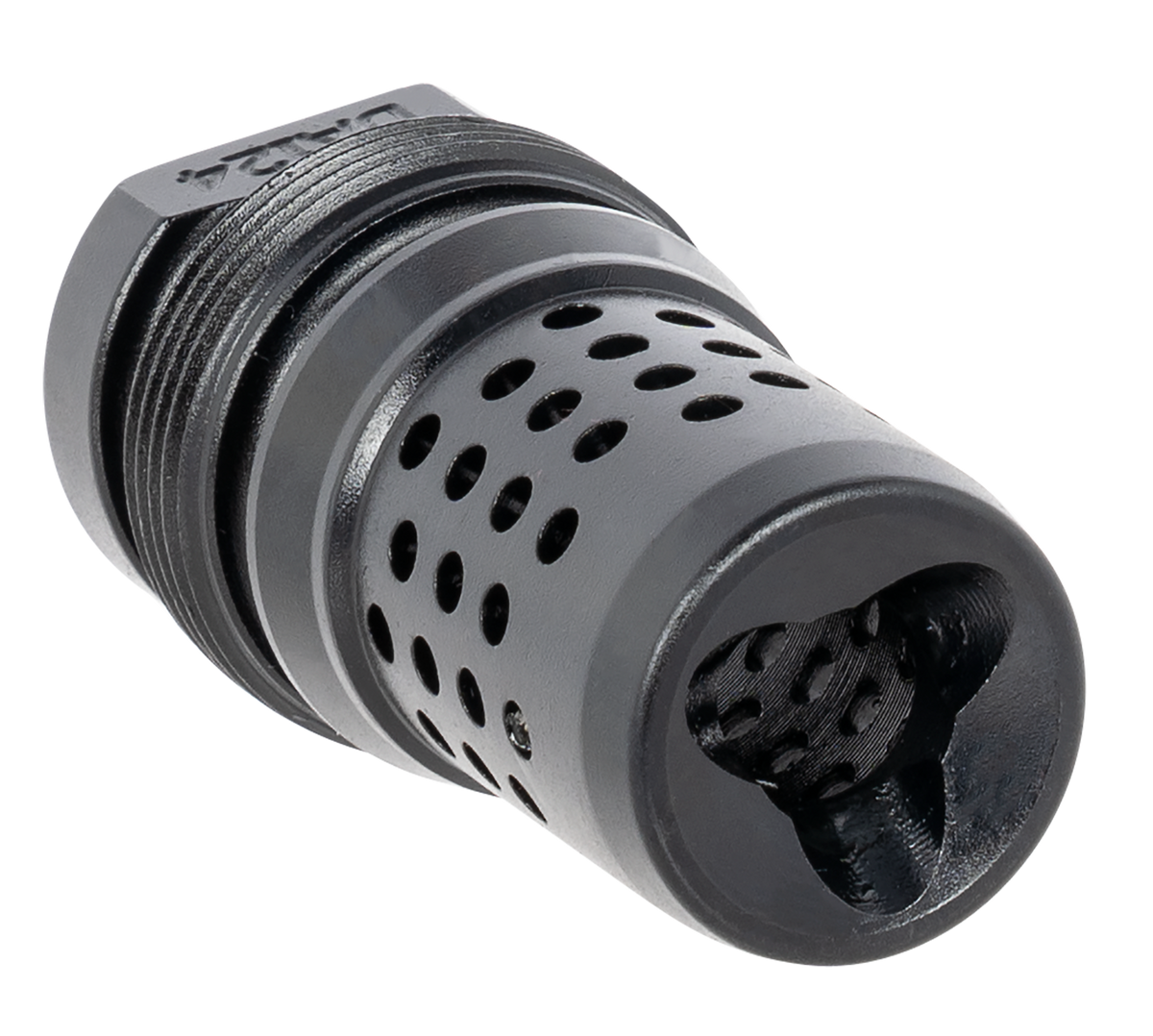 Dead Air Xeno Muzzle Brake 30 Cal 5/8x24 4140 Steel Black Nitride — view 2