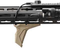 Strike Industries LINK Angled HandStop M-LOK/KeyMod Flat Dark Earth Polymer — view 2