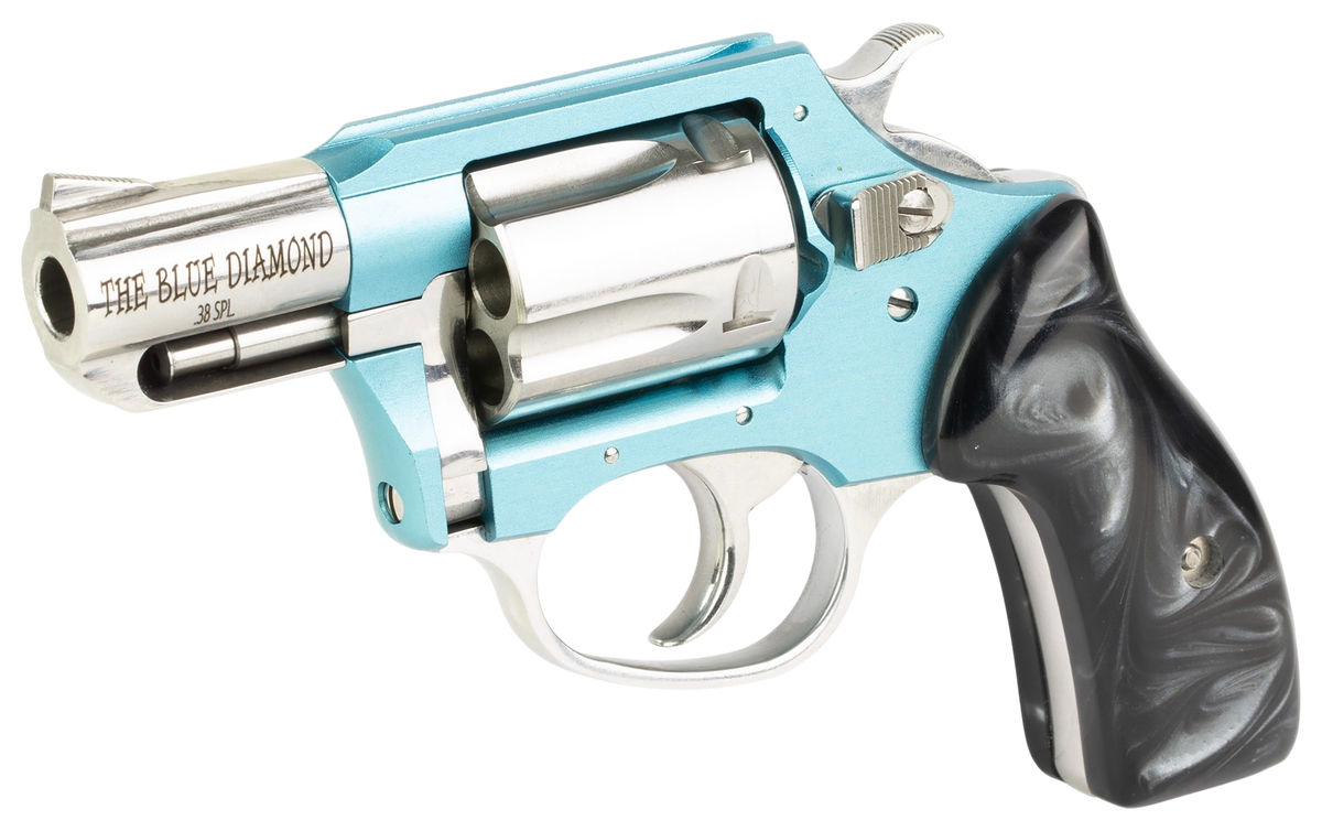 Charter Arms Undercover Lite Blue Diamond 38 Special 2" 5-Shot DA/SA Revolver - Blue Aluminum Frame/HP Stainless — view 2
