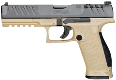 Walther Arms PDP Optic Ready 9mm Luger 5" 18+1 Semi-Auto Pistol - Tan Frame / Black Slide — view 2