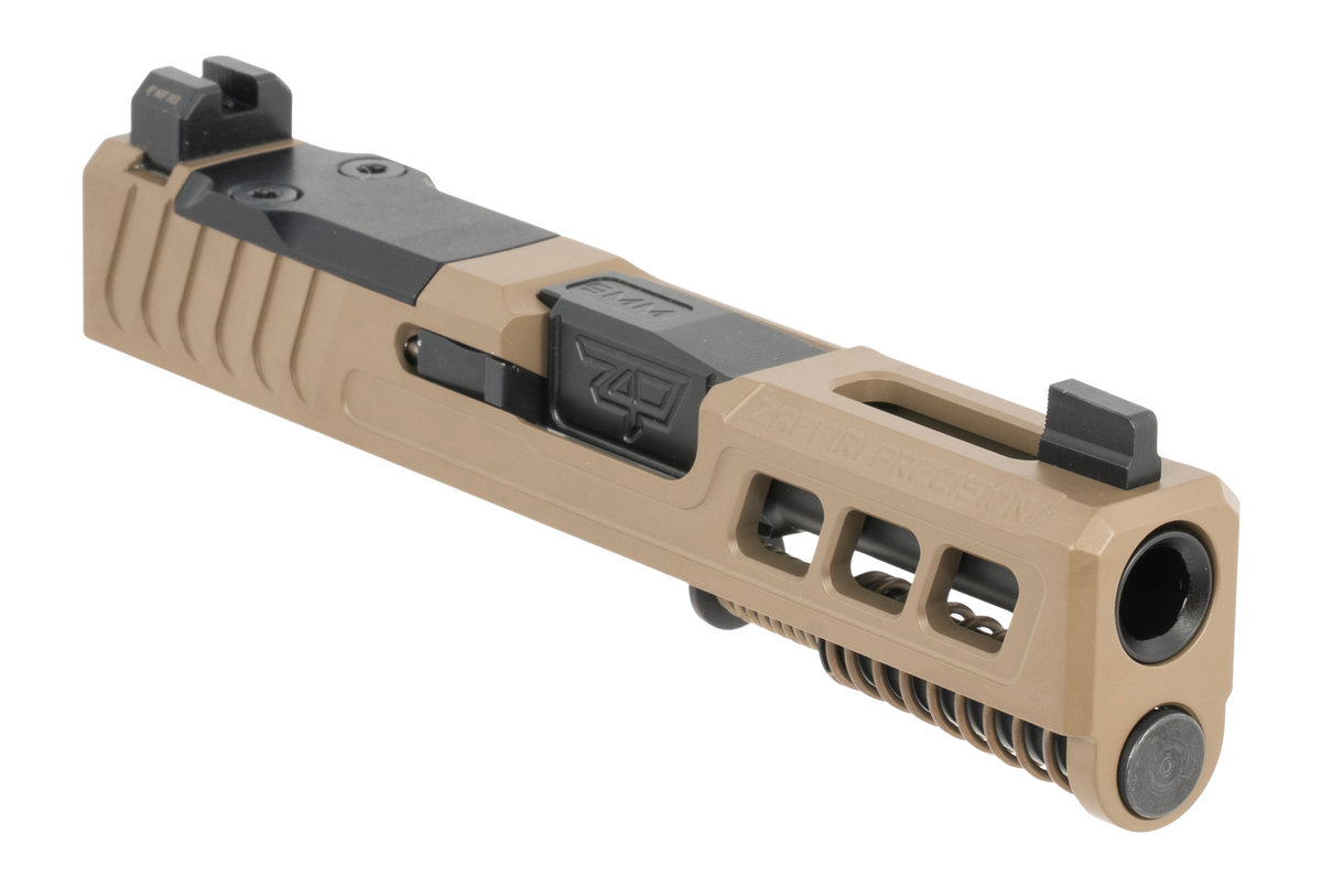 Zaffiri Precision ZPS.3 Slide 9mm Luger FDE Cerakote RMSc Optic Cut - Fits Glock 43/43X — view 2