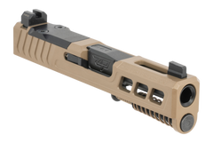 Zaffiri Precision ZPS.3 Slide 9mm Luger FDE Cerakote RMSc Optic Cut - Fits Glock 43/43X — view 2