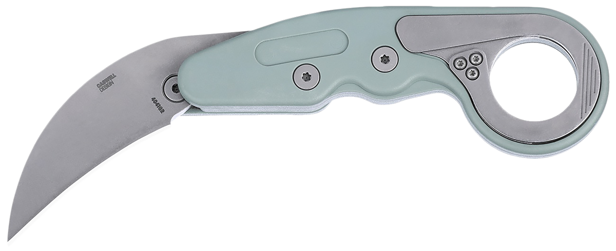 Columbia River CRKT 4041GR Provoke 2.41" Folding Karambit Plain D2 Satin Gray Cerakote Aluminum — view 2