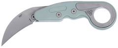Columbia River CRKT 4041GR Provoke 2.41" Folding Karambit Plain D2 Satin Gray Cerakote Aluminum — view 2