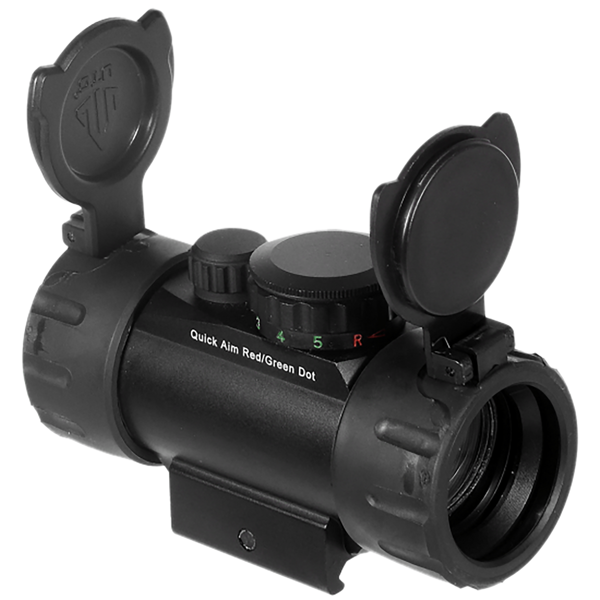 UTG ITA 1x 4 MOA Red/Green Dot 62 MOA Circle Reticle Sight - 38mm Tube — view 2