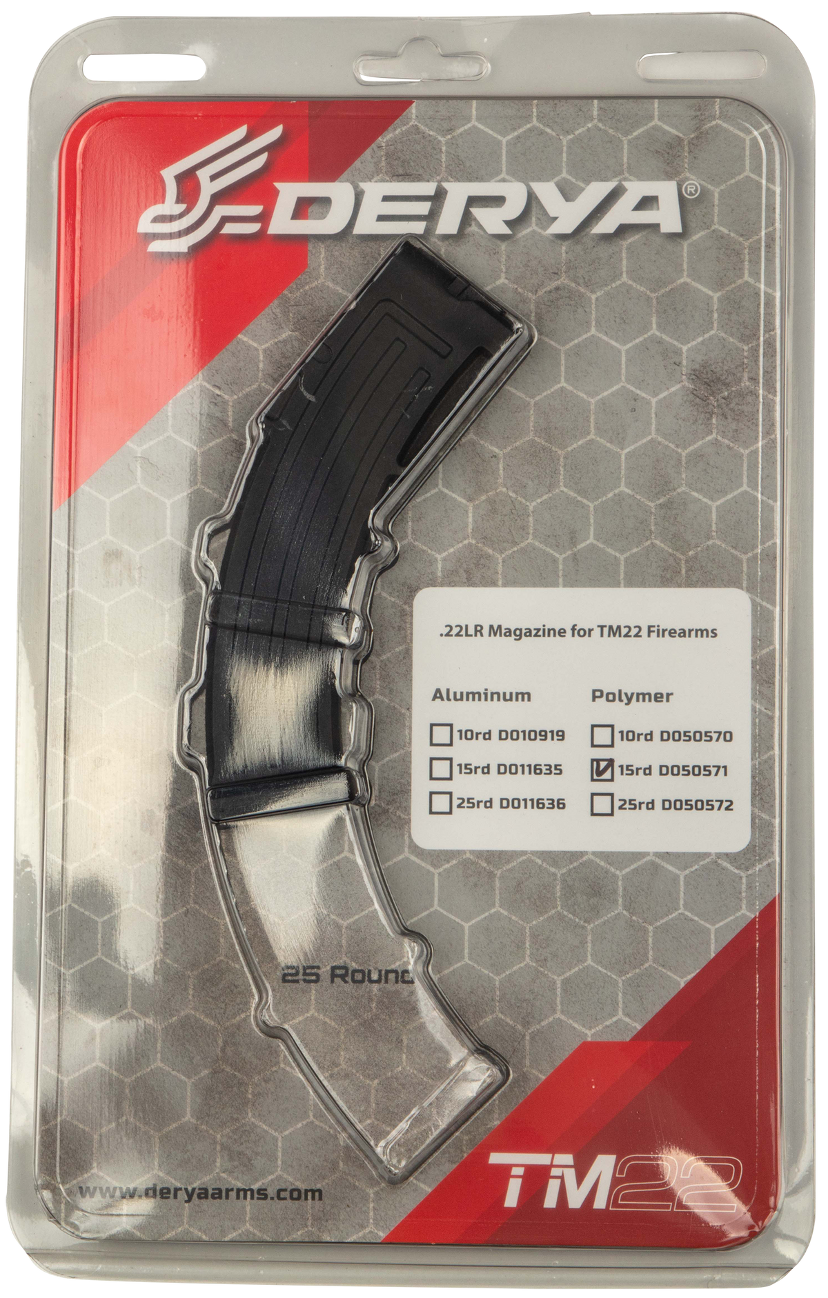 Derya Firearms TM22 22 LR 15rd Polymer Magazine - Black — view 2