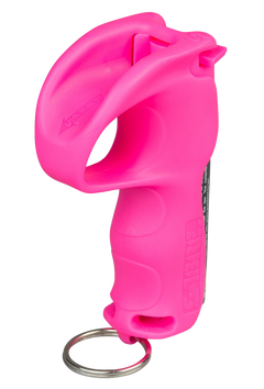 Sabre Quick Grip Pepper Spray 0.54oz 12 ft Range Pink Canister - w/Practice Spray — view 2