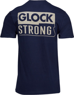 Glock Strong Short Sleeve T-Shirt Navy Ringspun Cotton XL — view 2