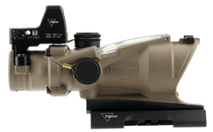 Trijicon 100554 ACOG ECOS 4x32mm Green Crosshair .223/5.56 BDC Riflescope - Flat Dark Earth — view 2