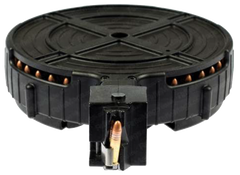Mauser Rimfire M-15 22 LR 110rd Drum Magazine - Black Polymer — view 2