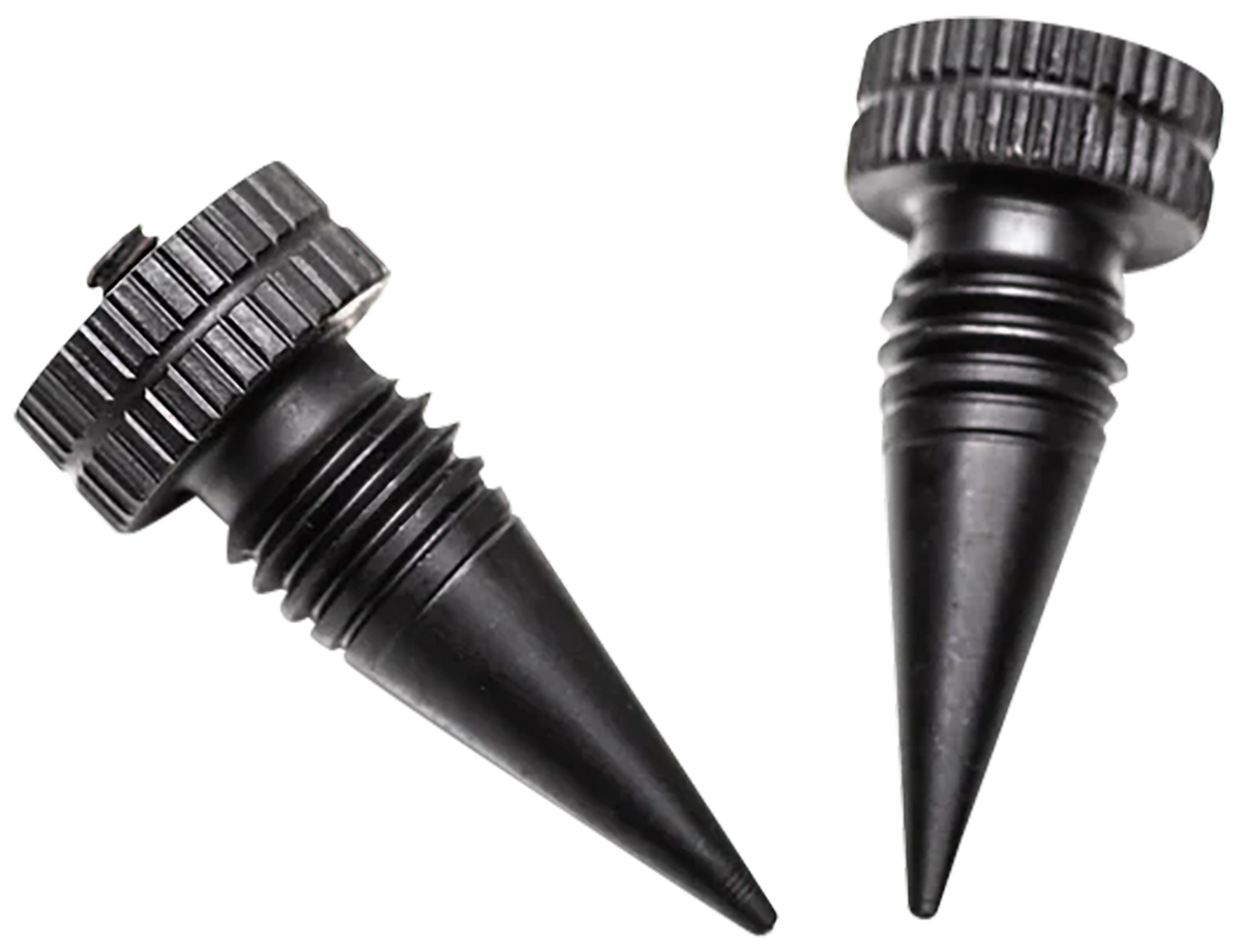Accu-Tac LR-10 Spike Set Black Oxide Aluminum Bipod Feet — view 2