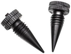 Accu-Tac LR-10 Spike Set Black Oxide Aluminum Bipod Feet — view 2