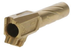 Rival Arms Precision Match Grade Sig P365 9mm Luger 3.10" Fluted Steel Barrel - Gold PVD — view 2