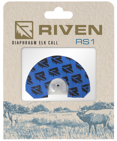 Riven RS1 Elk Diaphragm Mouth Call Bull/Calf/Cow Black/Blue — view 2