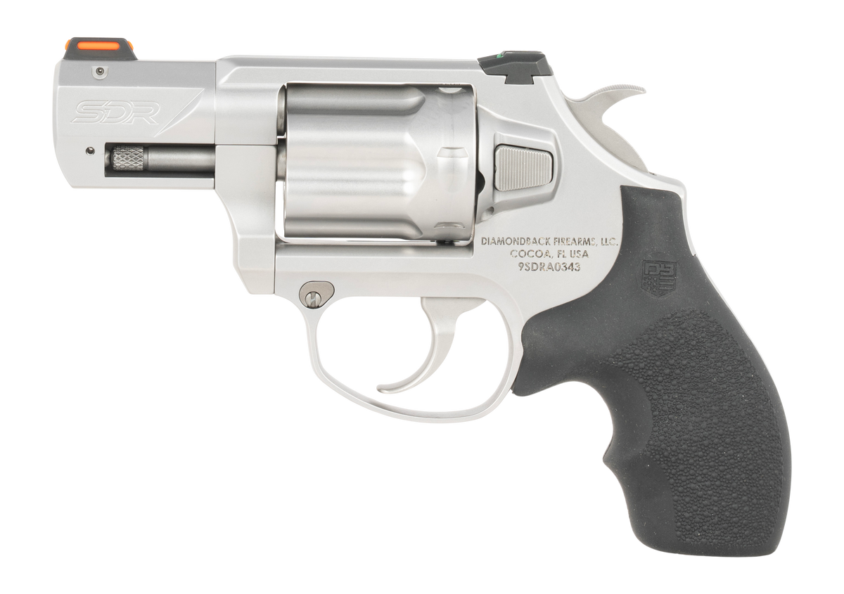 Diamondback SDR Small 9mm Luger 2" 6-Shot DA/SA Stainless Steel Revolver — view 2