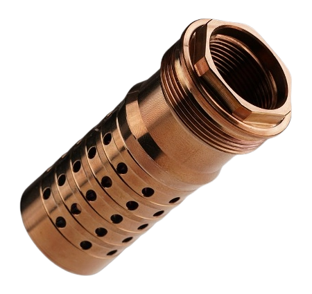 Q Cherry Bomb XL Muzzle Brake 3/4x24 Rear End — view 2