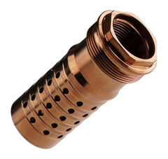 Q Cherry Bomb XL Muzzle Brake 3/4x24 Rear End — view 2