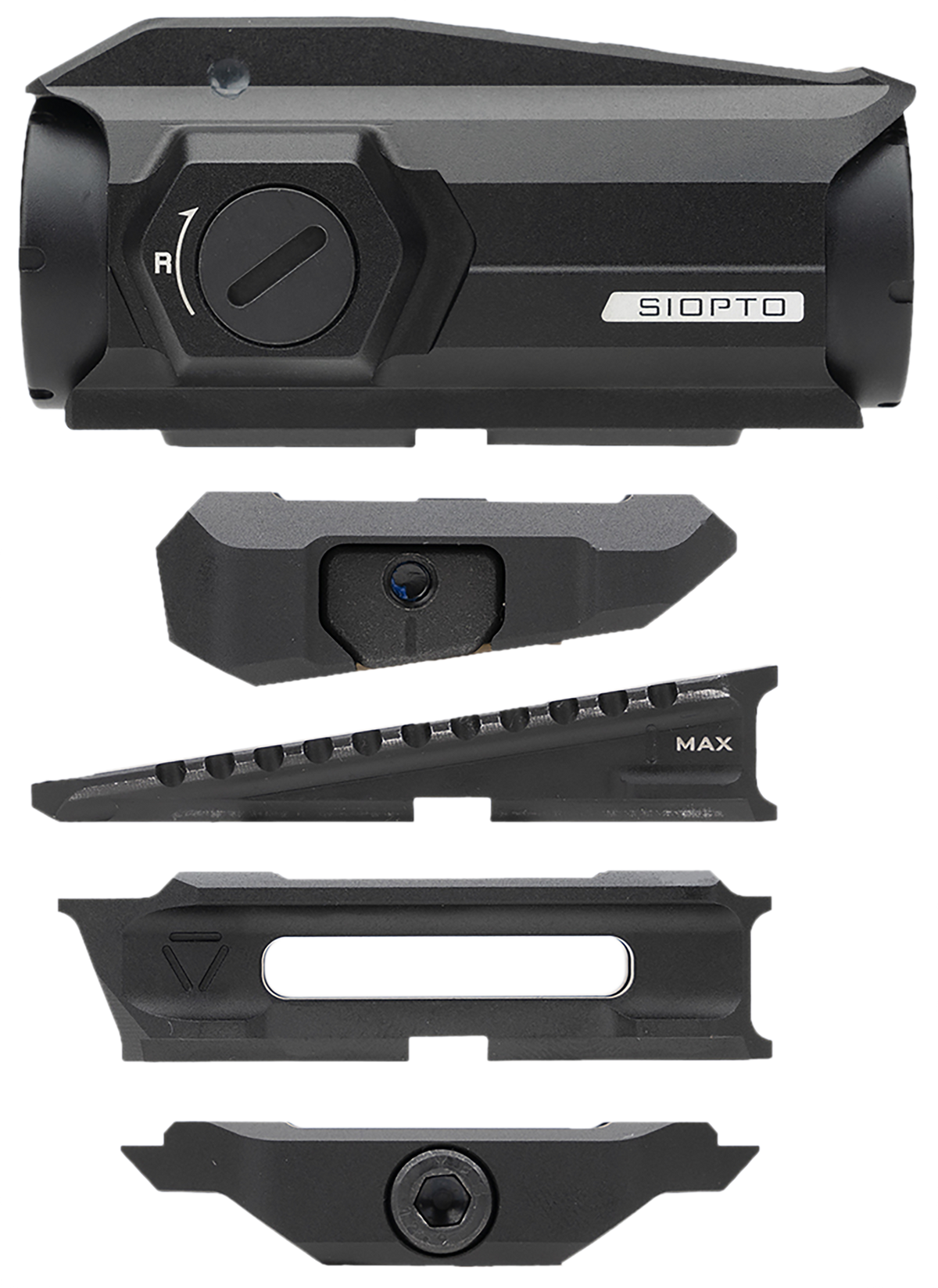 Strike Industries T1-VOM Variable Optic Mount for Aimpoint Micro 1/3 Co-Witness - Black Anodized — view 2