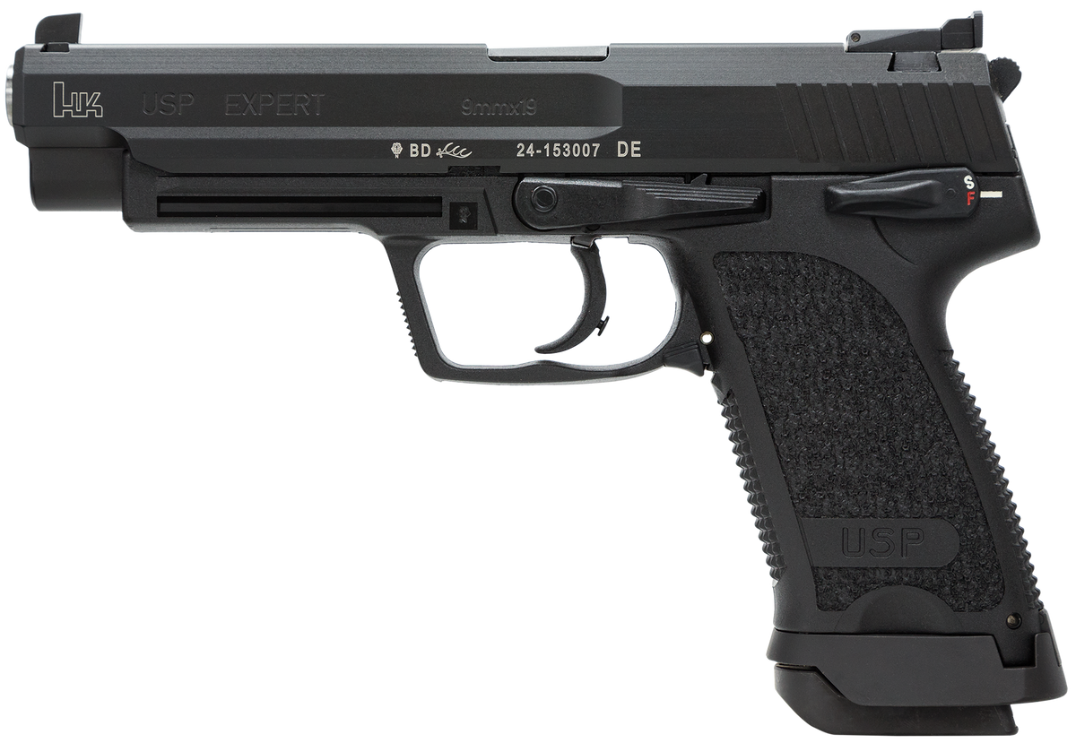 HK USP Expert V1 9mm Luger 5.19" 18+1 DA/SA Pistol — view 2