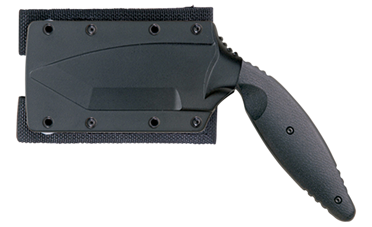 Ka-Bar 1482 TDI Law Enforcement 3.69" Fixed Drop Point Plain AUS-8A SS Blade Black Zytel Handle — view 2