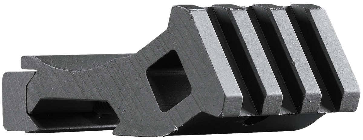 Weaver Mounts 99671 Offset Rail Adapter 0 MOA Black Anodized Aluminum Picatinny Mount — view 2