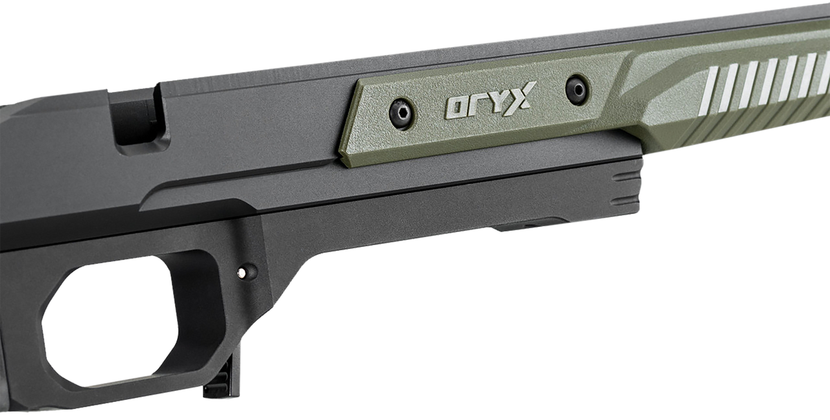 MDT Oryx Sportsman Savage Long Action OD Green Aluminum Rifle Chassis - 32.25 in - Right Hand — view 2