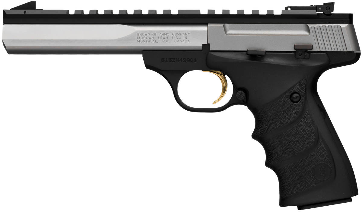 Browning Buck Mark Contour Stainless URX 22 LR 5.5" 10+1 Semi-Auto Pistol — view 2