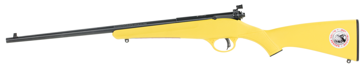Savage Rascal Youth 22 LR 16.13" 1-Rd Bolt Action Rifle - Yellow Stock — view 2