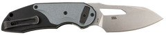 Columbia River CRKT 5410 Attaboy 2.73" Folding Drop Point Plain Stonewashed D2 Steel Black GRN Handle — view 2