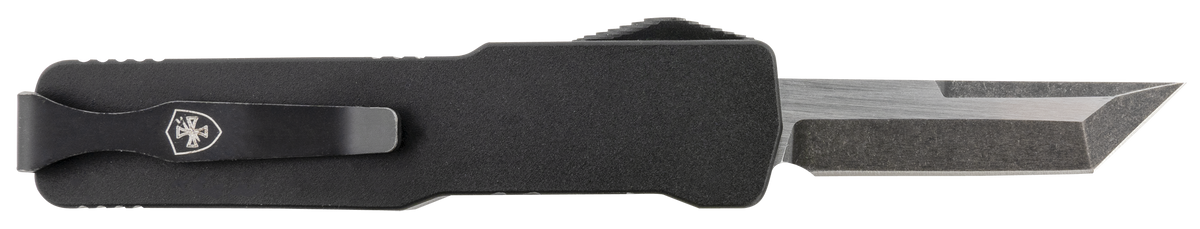 Templar Knife CABR221 Premium LW Micro 1.85" OTF Tanto Plain D2 Black Aluminum - California Legal — view 2