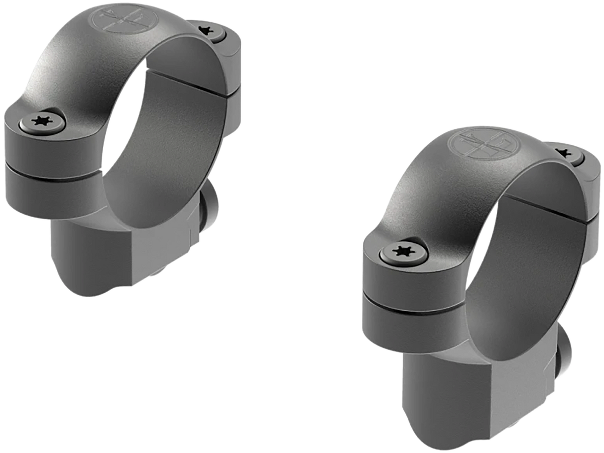Leupold Ringmounts 30mm Medium Matte Black Steel Scope Ring Set - Ruger M77 Dovetail — view 2