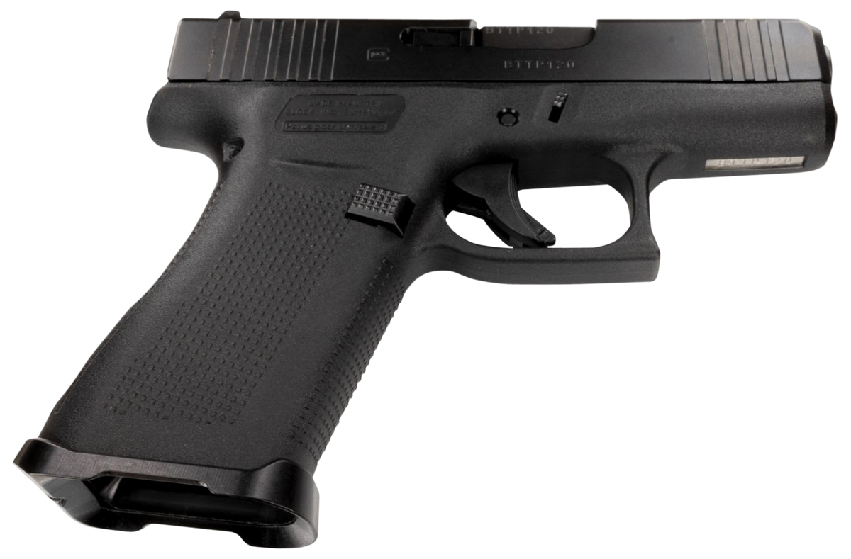 Shield Arms Glock 43X/48 Ambidextrous Aluminum Magazine Release - Black — view 2