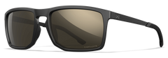 Wiley X Axe CAPTIVATE Tungsten Mirror Polarized Lens Polycarbonate Matte Black Frame Safety Glasses — view 2