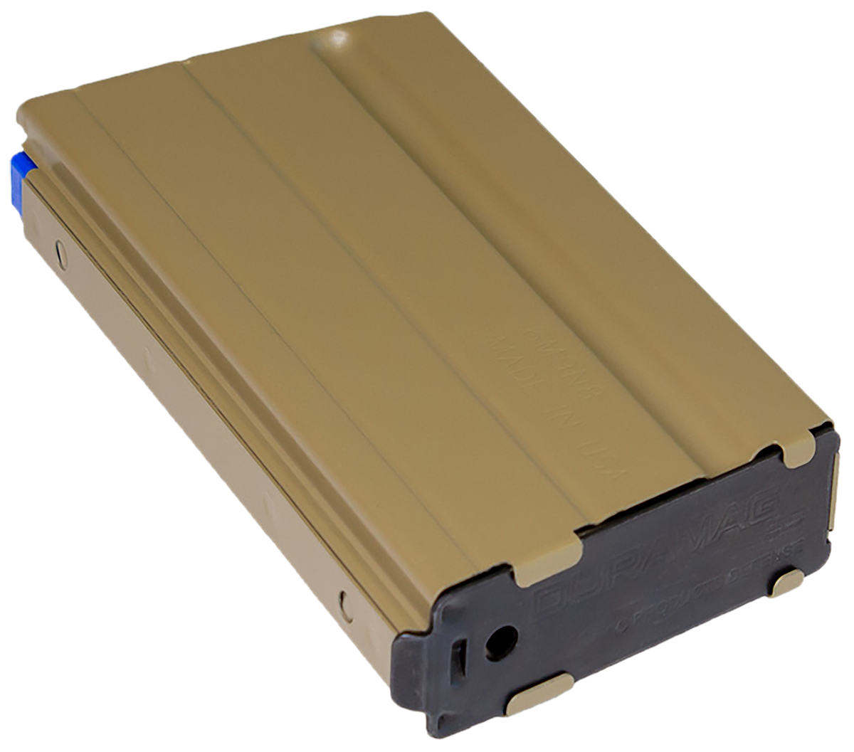 DuraMag SS 6.5 Grendel / 6mm ARC / 22 ARC 15-Rd AR-15 Stainless Steel Magazine - FDE — view 2