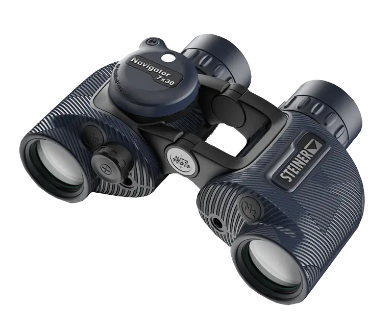 Steiner 2341 Navigator 7x30 Open Hinge Porro Prism Binoculars w/ Compass — view 2